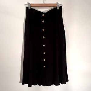 Frank & Oak Linen Blend Midi Skirt, size M. New.